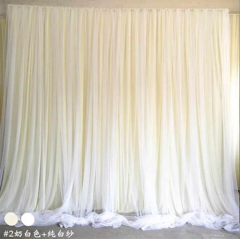 Свадебные завесы Вечерние Декорации индивидуальный Свадебный сценический фон