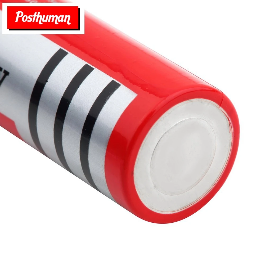 POSTHUMAN 2x BRC 18650 Перезаряжаемые литий Батарея с Чехол коробка 3,7 V Напряжение 3000 мАч высокой Ёмкость 18650 литий-ионные аккумуляторы