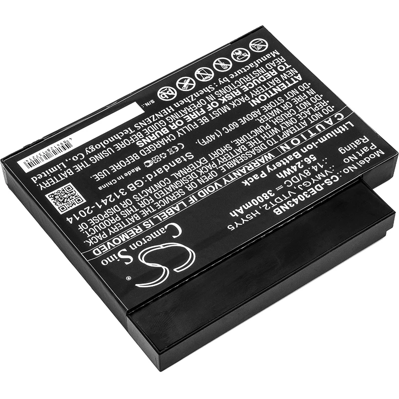 Cameron sino обновления для DELL H5YY5 VMYGJ VTDT2 Тетрадь ноутбук Батарея Li Ion 3800 mAh/56.24Wh|Цифровые