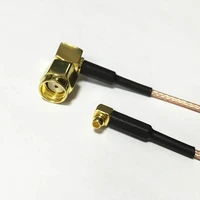 wifi router adapter rp sma male plug right angle switch mmcx male ra pigtail rg178 15cm wholesale