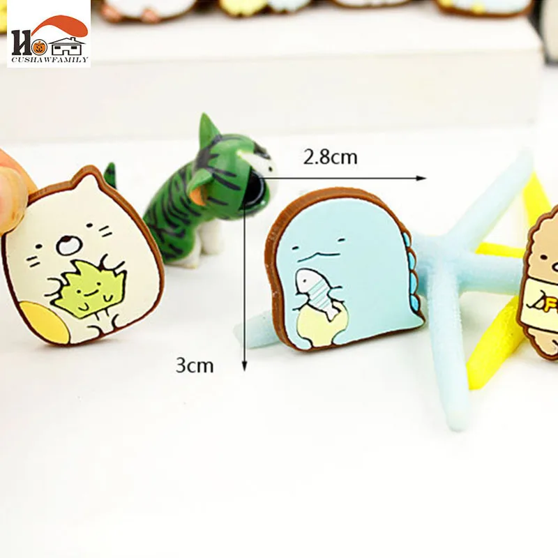 1 шт. силиконовые магниты на холодильник с мультяшным животным белая доска