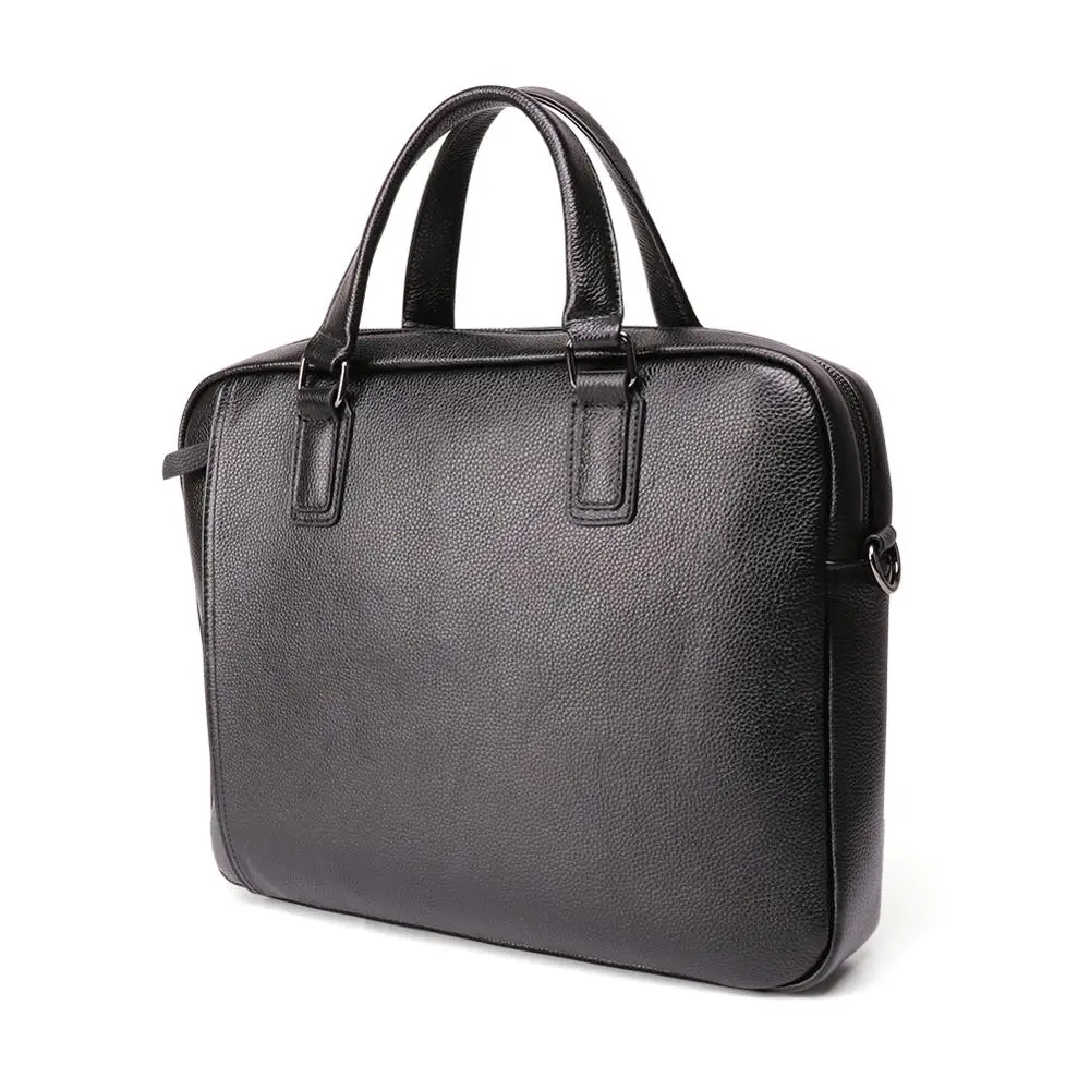 Мужская сумка из натуральной кожи через плечо известного бренда Повседневная