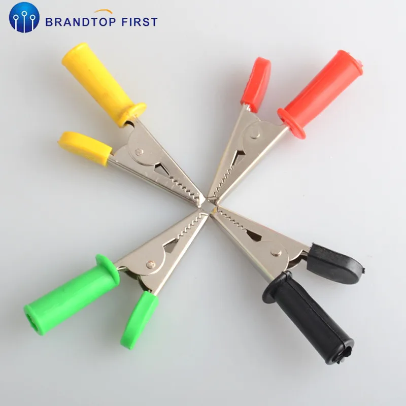 Зажим типа крокодил на 4 мм штекер банан гнездовой тестовый Адаптер 55