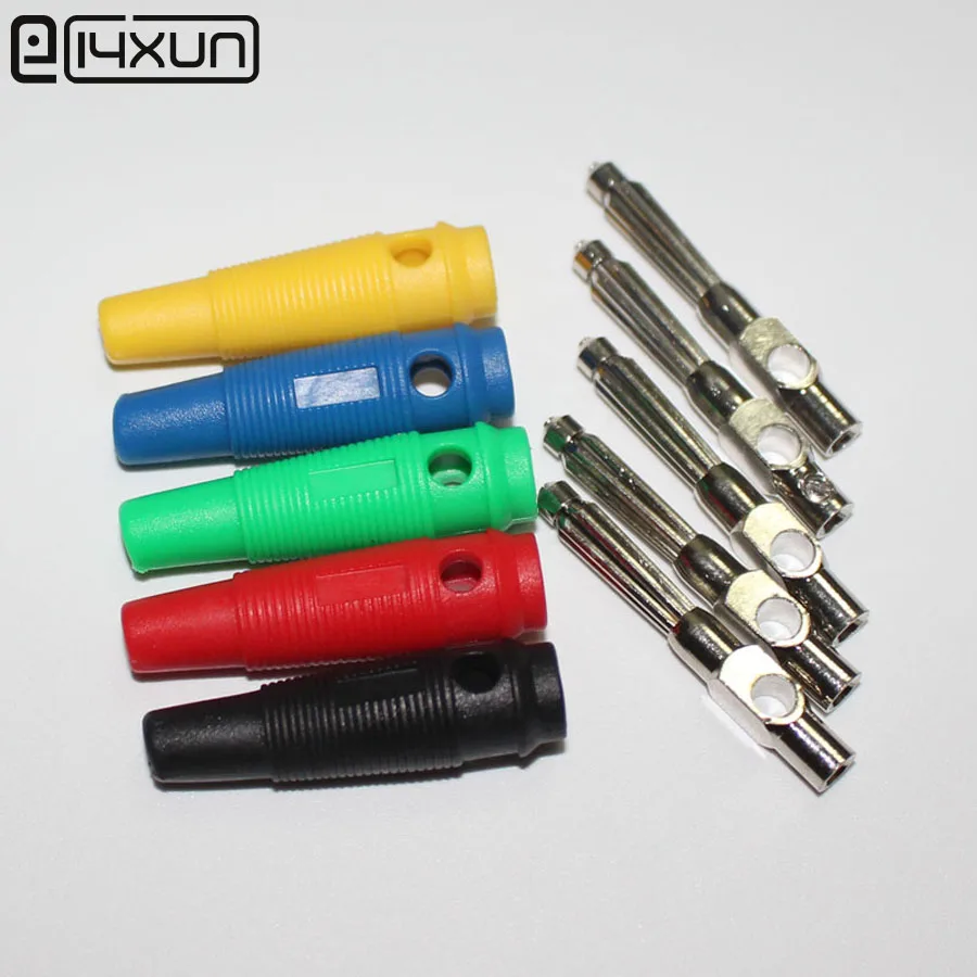 200 шт. 4 мм разъем типа банан безопасный кожух Штабелируемый большой тока для 14AWG