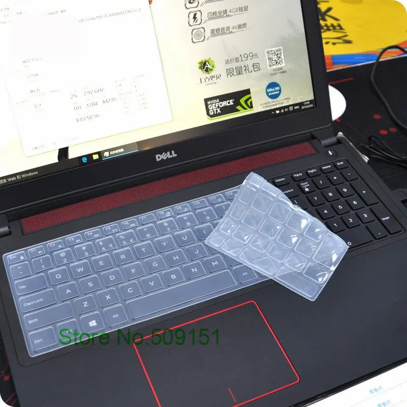 Чехол для клавиатуры ноутбука 15 6 дюйма Dell inspiron Vostro 15CR 3000 5559 7559 Ins 15P 7000 7568 7560 2528