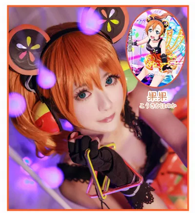 Love Live Видео игра Пробуждение Kotori Tojo Нико Эли Коидзуми Хонока Уми Маки Рин фигурка Косплей светодиодный смайнер гарнитура наушники - Цвет: As picture