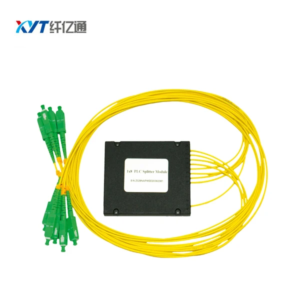 FTTH GEPON SC APC UPC разъем 1X8 ABS 2 0 мм длина волокна 1 5 м волоконно оптический PLC сплиттер