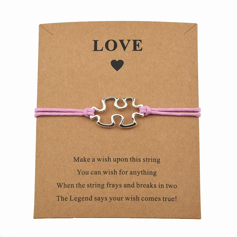 Новые Античные аутистические браслеты для женщин мужчин и девочек браслет с