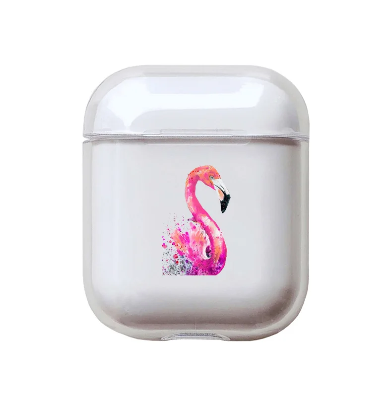 Чехол для Apple airpods, чехол с героями мультфильмов, фламинго, кактус, беспроводной Bluetooth, чехол для наушников Airpods, жесткий защитный чехол - Цвет: I200467