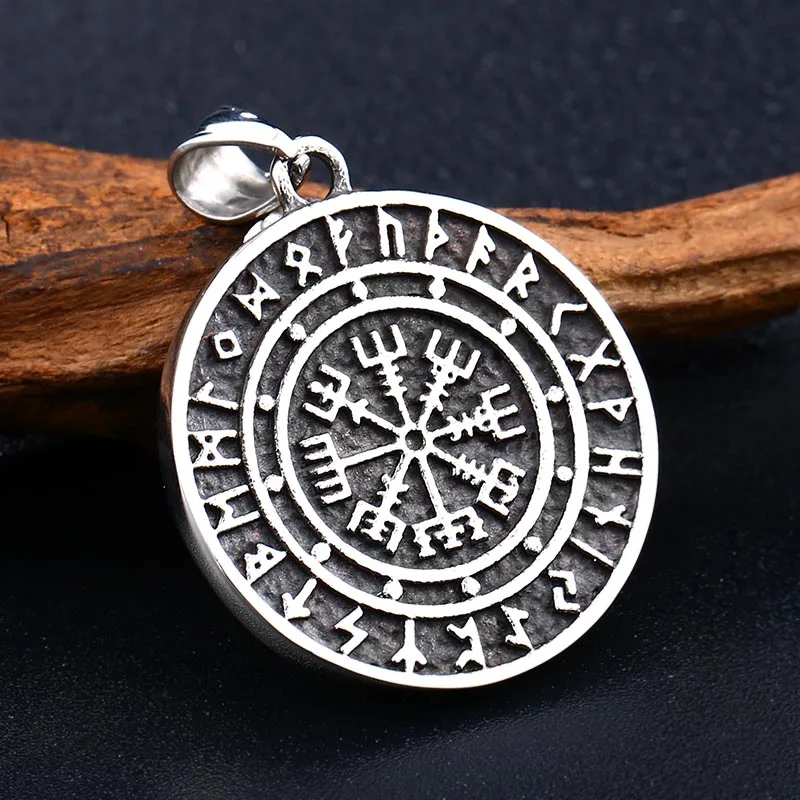 Кулон Vegvisir от Beier кулон из нержавеющей стали 316L амулет ожерелье Valknut Odin в
