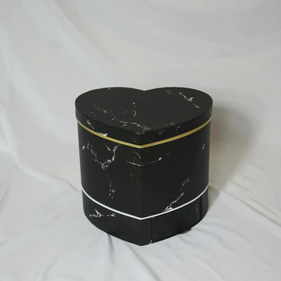 1pcs Новое поступление, цветочное ведро с мраморной печатью, Круглый держатель цветочных букетов, цветочные бумажные коробки с крышкой, ведро для объятий, цветочный подарок - Цвет: 1pcs