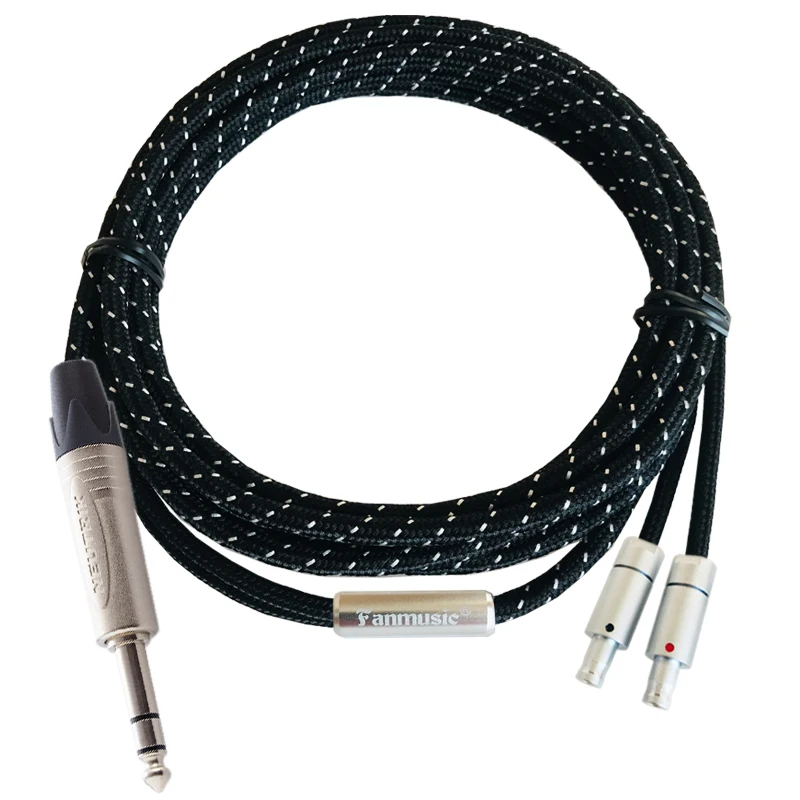 USB кабель для наушников Fanmusic ZY внешний аккумулятор HD800 800s 820 2 5 м|Аксессуары