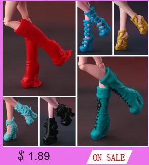 Новинка года; модные высокие сапоги; обувь для куклы «Monster High»; милые кукольные аксессуары; доступно в 15 стилях