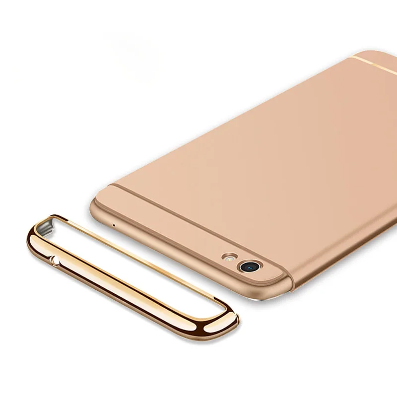 Чехол для OPPO R11 Plus 3 в 1 полная защита чехол телефона R11S металлическая матовая