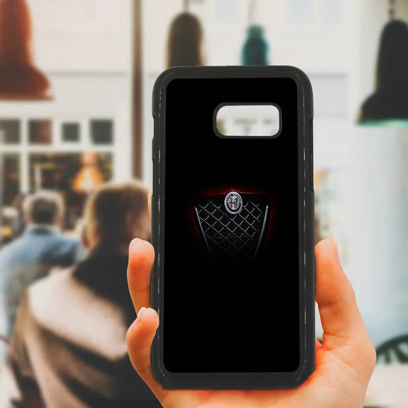 Сотовый Чехол для телефона с принтом Тачки Alfa Romeo Логотип Жесткий ПК чехол Samsung