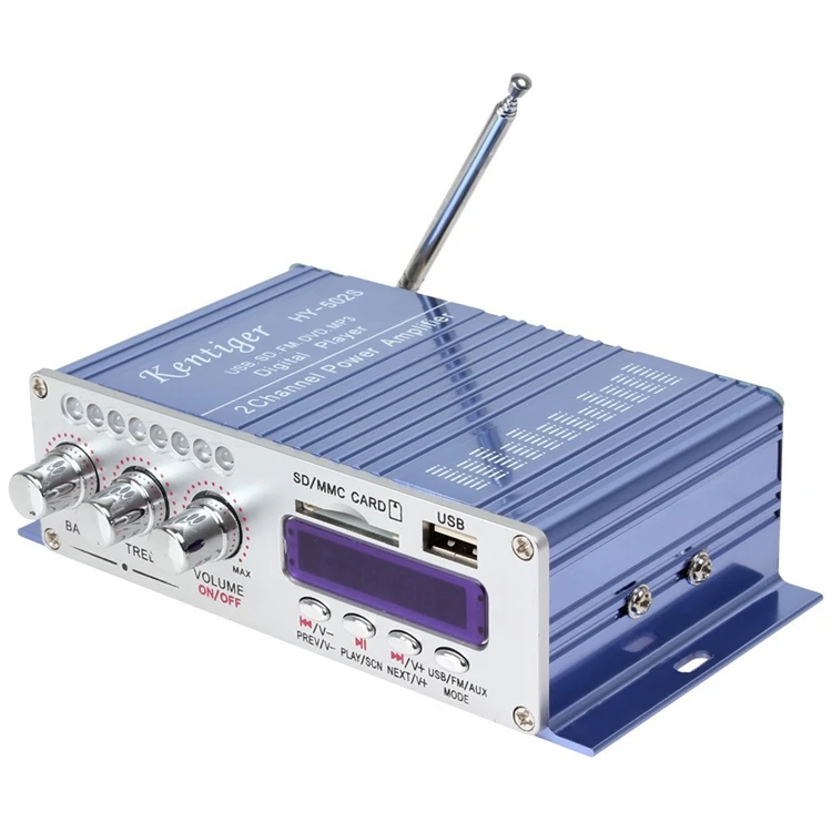 Горячая Распродажа USB FM аудио усилитель для автомобиля стерео радио MP3 динамик