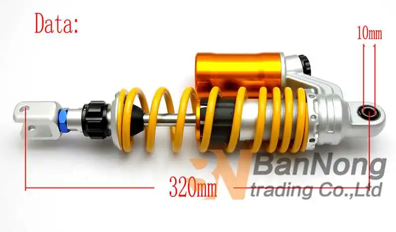 Амортизатор задний для мотоцикла 320 мм/12 5 дюйма 1 шт.|dampness absorber|shock absorber scooter320mm