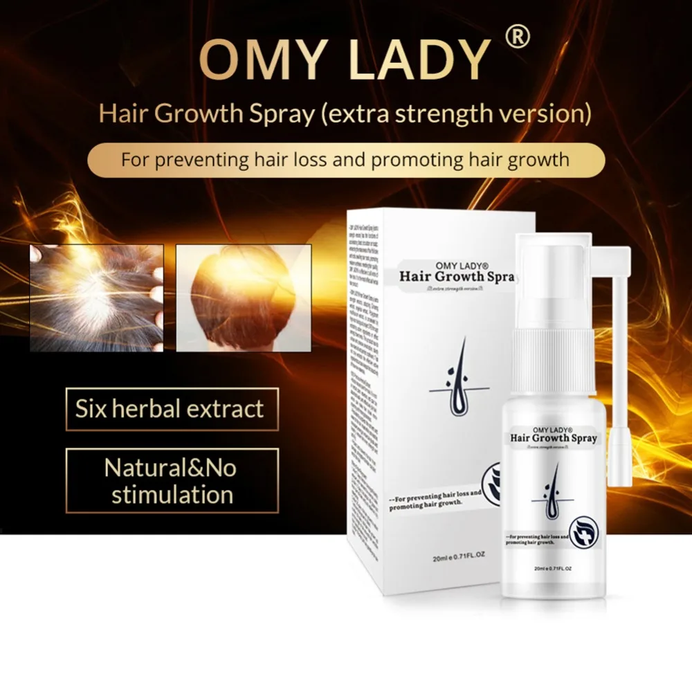 Спрей для роста волос питает волосяные фолликулы кожу головы естественная