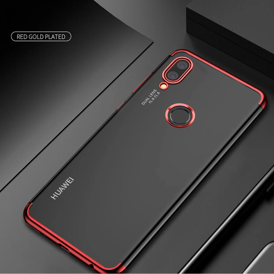 Покрытие чехол для Huawei Nova 3i силиконовый прозрачный ТПУ HUAWEI nova 3 Nova3i Nova3 Тонкий
