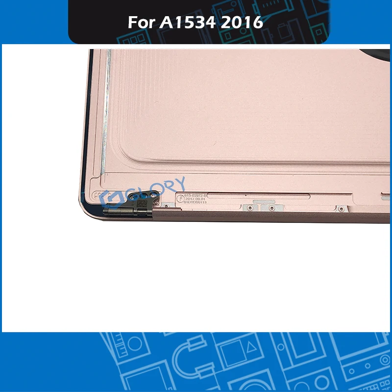 Задняя крышка для Macbook Retina A1534 ЖК-панель цвета розового золота 12 дюймов