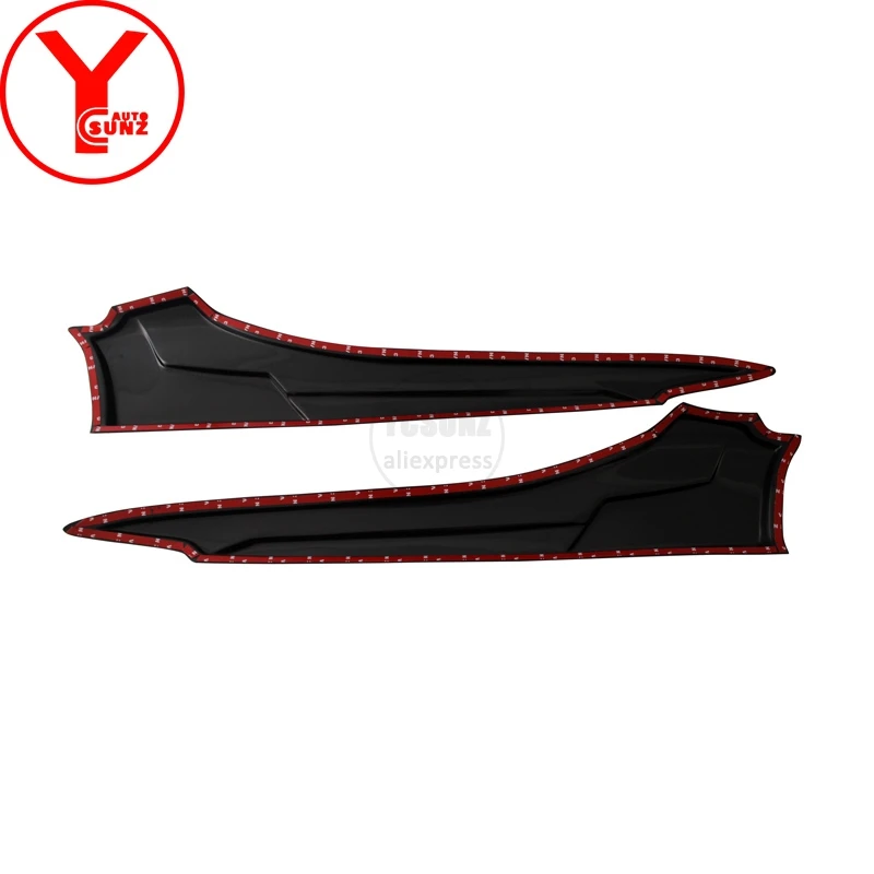 YCSUNZ ABS Матовый Черный Боковая крышка капота для Mitsubishi Pajero Sport Montero triton L200 аксессуары