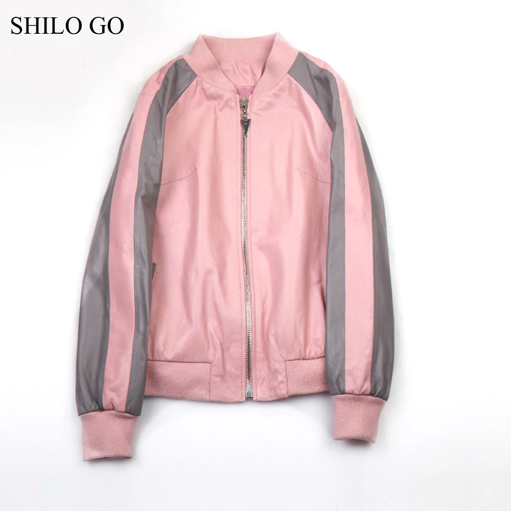 Женский кожаный костюм SHILO GO Осенний Модный комплект из натуральной овечьей кожи