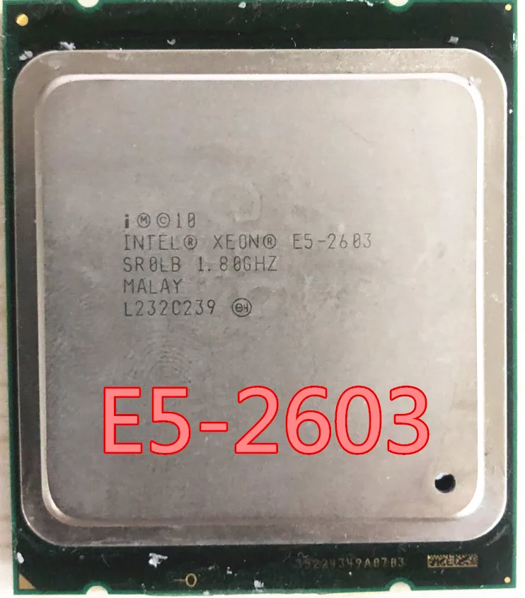 Процессор Intel Xeon 2603 E5 1 80 ГГц FCLGA2011 Вт 10 МБ четырехъядерный процессор | Компьютеры и