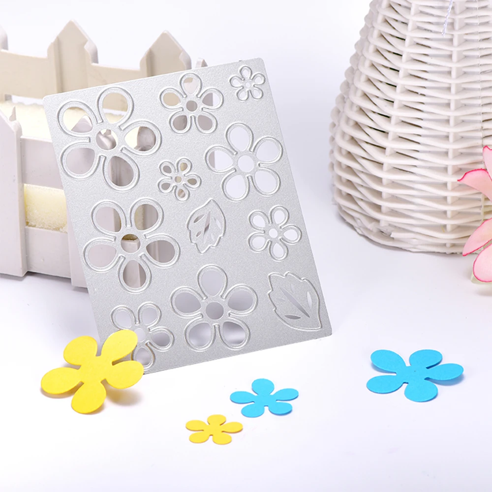 2018 Новые цветочные металлические Вырубные штампы Stencisl для DIY скрапбукинга