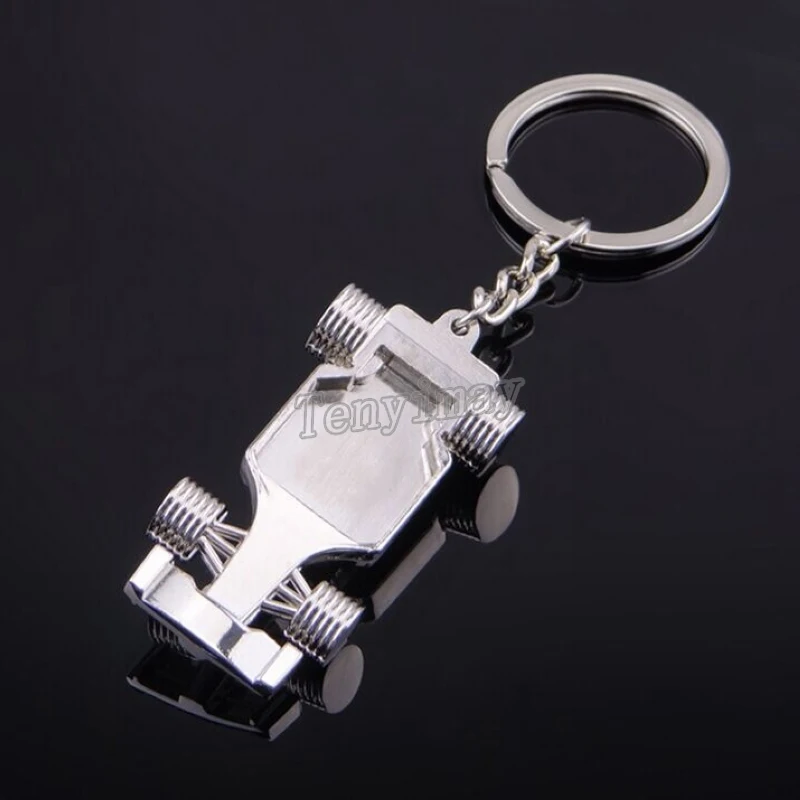 Рекламный брелок F1 для гоночных автомобилей с карабином мужские кольца оптовая