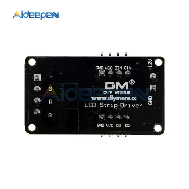 1 шт. Светодиодная лента модуль драйвера V1.0 для Arduino UNO R3 для MCU системы для Arduino STM32 AVR 12 В DC 5 В MCU полноцветная RGB плата одна