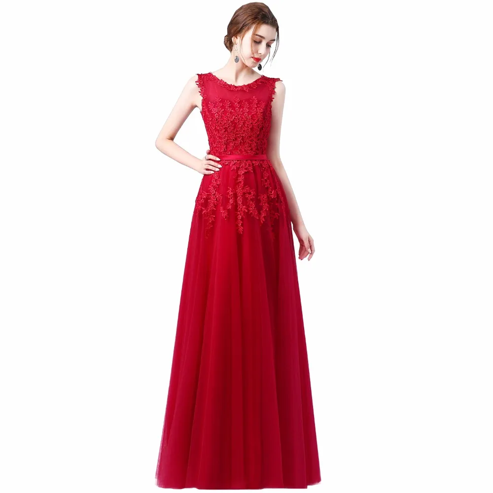 Robe De Soiree Новое милое Розовое Кружевное длинное вечернее платье для невесты без рукавов прозрачное банкетное сексуальное платье для выпускного вечера