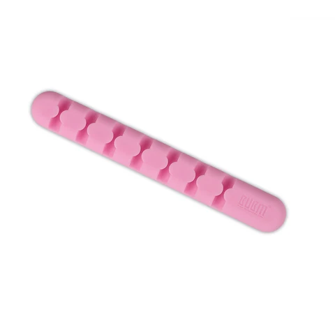 Pink BUBM универсальные зажимы для кабелей, система управления шнуром, настольный Кабельный органайзер, держатель для кабеля для зарядки, usb-шнуры и т. Д - Цвет: Pink