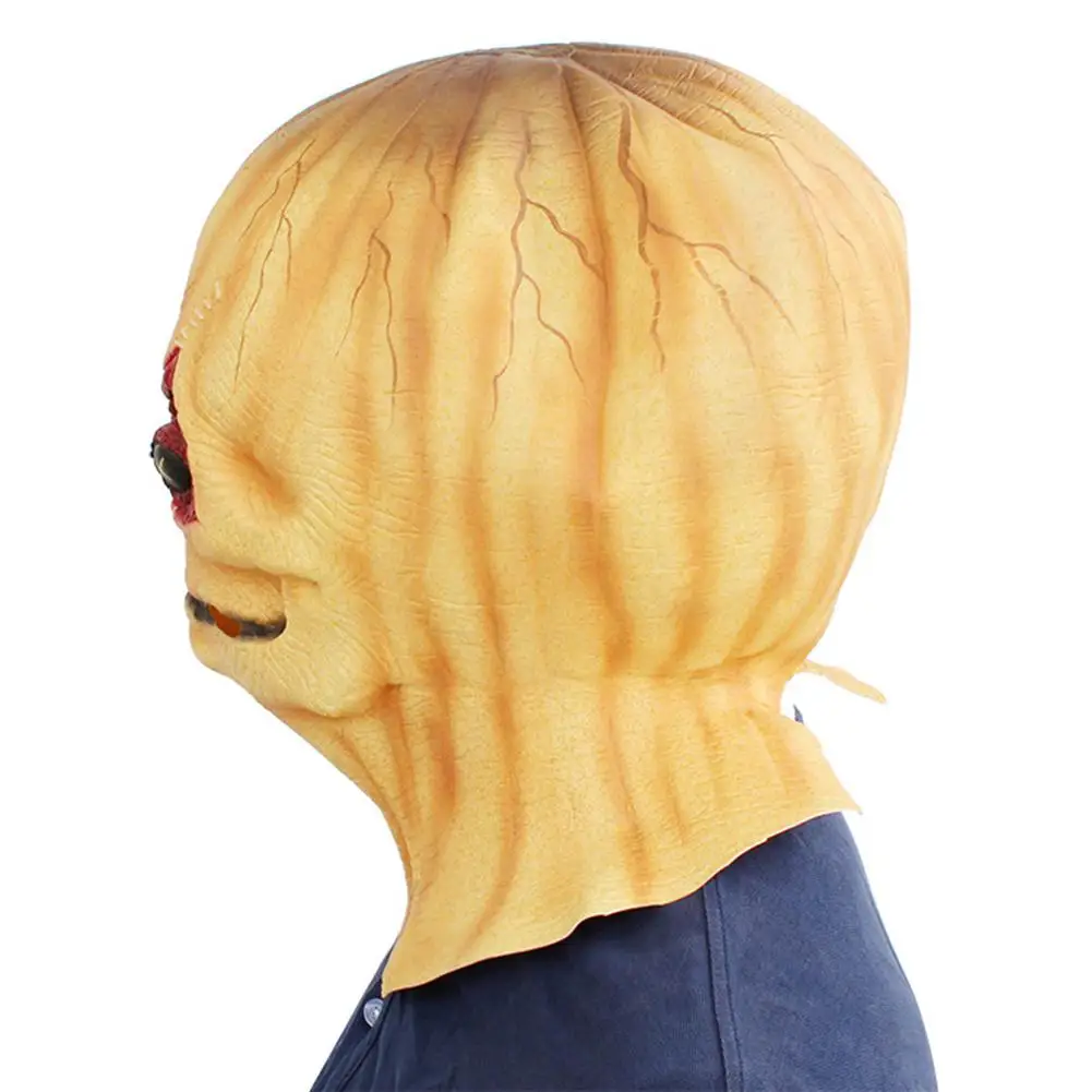 Ни одна Тыква Человек Маска для взрослых полный накладная латексная косплэй Show