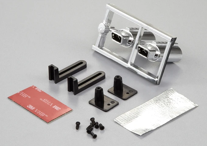 Универсальные выхлопные трубы масштаба 1/10 можно установить