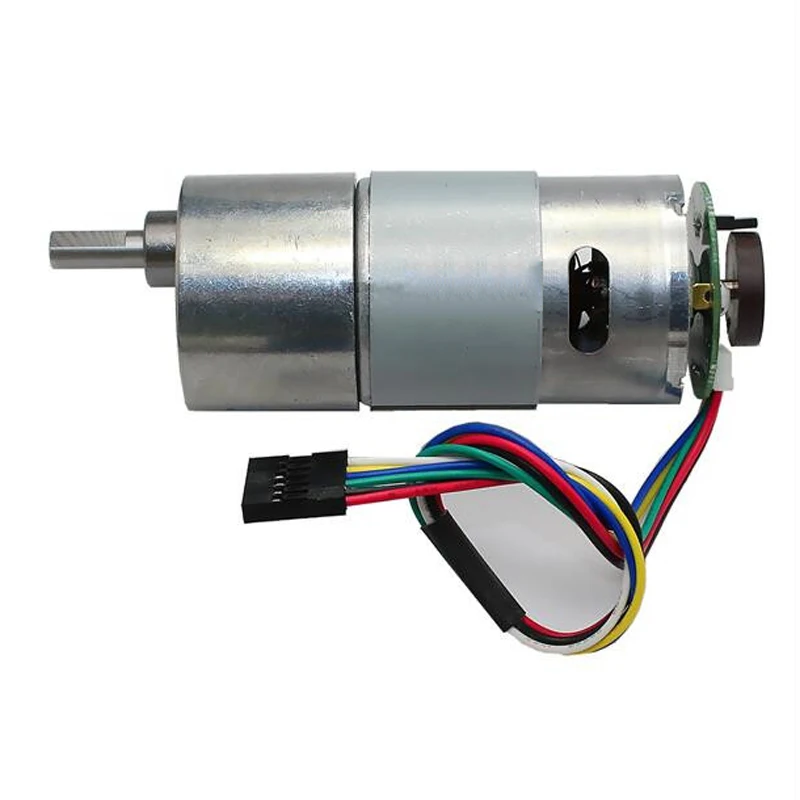 37GB545D двигатель постоянного тока с энкодером 6V12V24V высокой мощности высокий крутящий момент двигатель, постоянный магнит двигатель постоянного тока