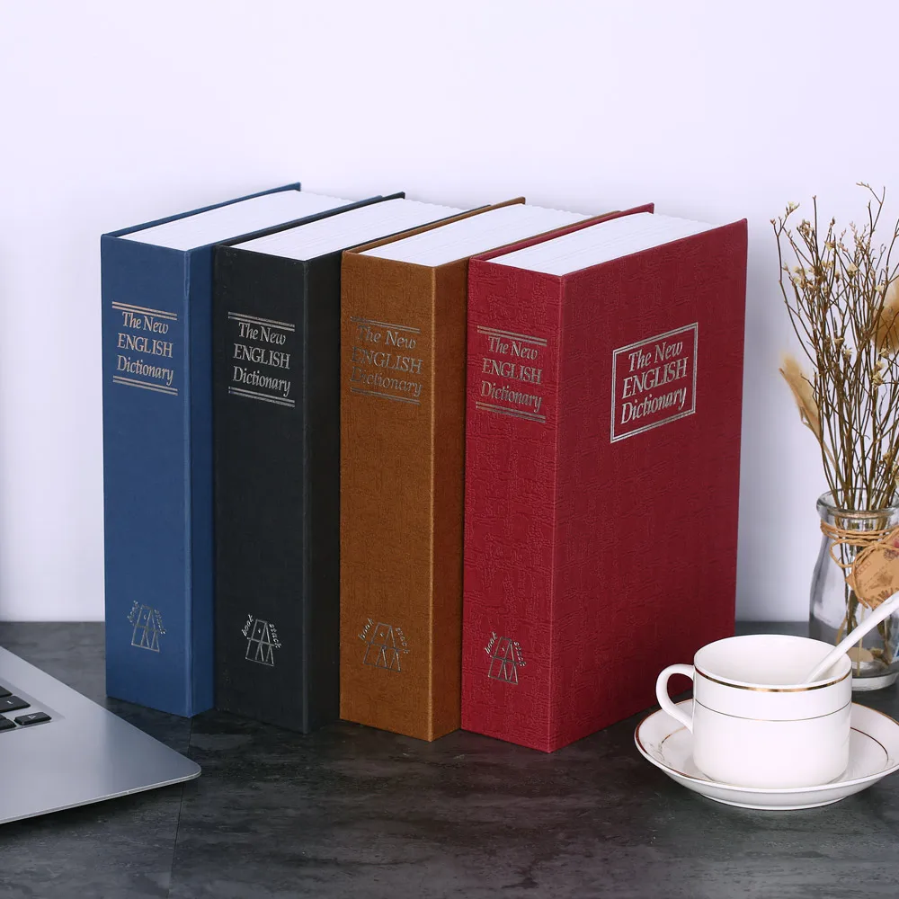 Безопасный Скрытый кодовый замок, сейф в форме книги, мини-Сейф для денег, ювелирных изделий, паспорта, драгоценности, контейнер для хранения