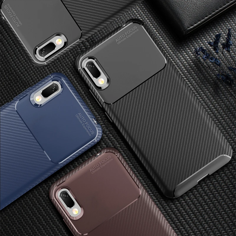 Высококачественный твиловый мягкий чехол для Huawei Y6 Pro 2019 | Мобильные телефоны и