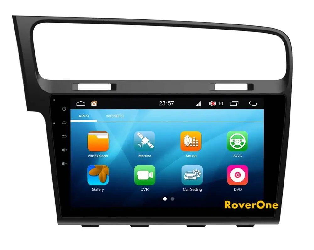 Черный RoverOne для Volkswagen для VW Golf 7 Mk7 Golf7 2013 Android 8,0 Авторадио автомобильный gps плеер Мультимедиа Media Системы - Цвет: Черный