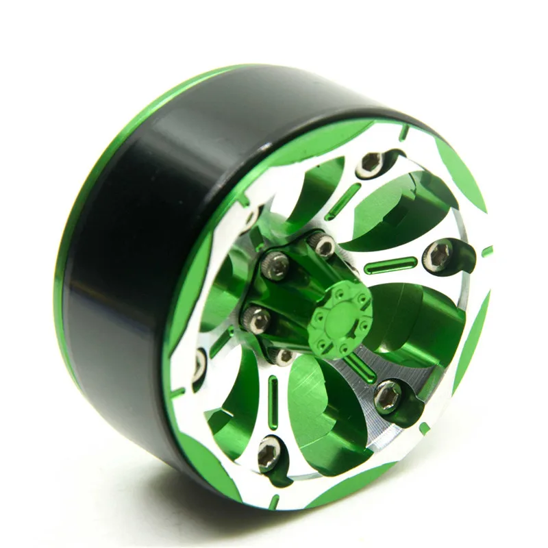 4 шт./компл. колеса из сплава 1/10 RC Гусеничный 1 9 Beadlock ступицы для SCX10 D90 90034 90035