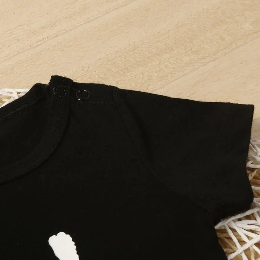 Ребенка clothesinfant детские для маленьких девочек мальчик улыбка Хлопок леопардовый