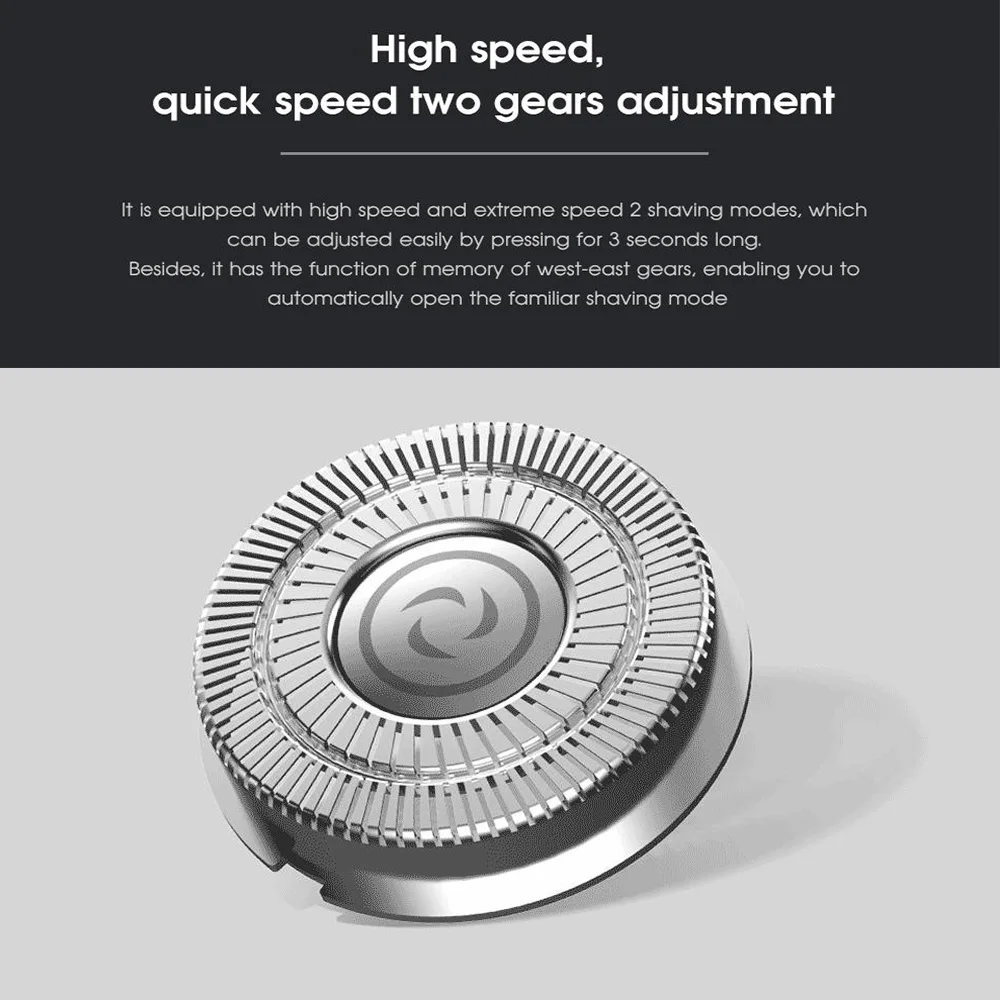 Xiaomi Soocas PinJing Electric Shaver Razor Men Washable USB Rechargeable Wireless 3D Smart Control Shaving Beard Machine | Электроника