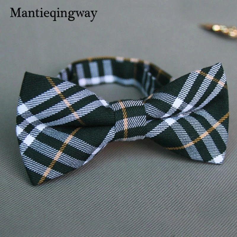 Мужские костюмы Mantieqingway жаккардовые галстуки клетчатая сетка галстук бабочка