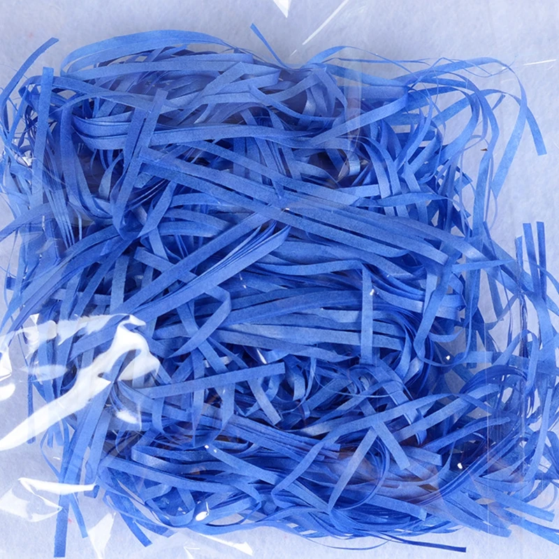 20 г цветная измельченная бумажная рафия наполнитель подарочной коробки вечерние