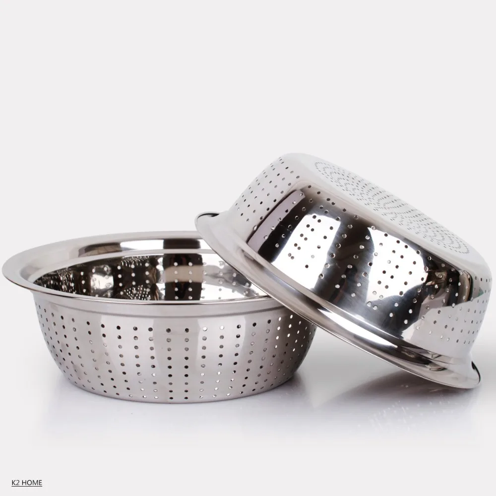 Pro дуршлаг для мытья овощей из нержавеющей стали сетка дуршлага три размера