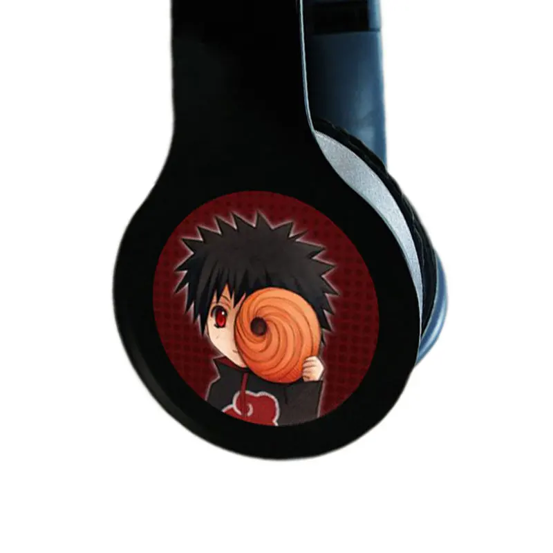 Ботинки в стиле аниме «Naruto мультфильм наушники игровая гарнитура геймер стерео наушники для девочек для мобильного телефона Mp3 плеер ПК - Цвет: Uchiha Obito