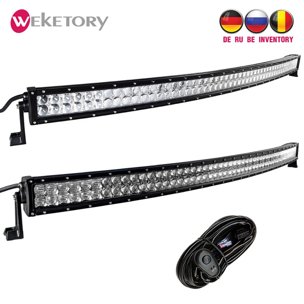 Изогнусветодиодный Светодиодная светильник вая панель weketory 4D 5D 52 дюйма 500 Вт для