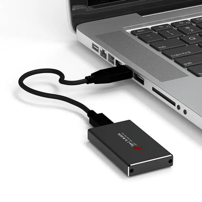 USB3.1 USB-C type C Высокоскоростной MSATA для SSD корпус жесткий диск коробка кабель HDD док-станция жесткий диск корпус