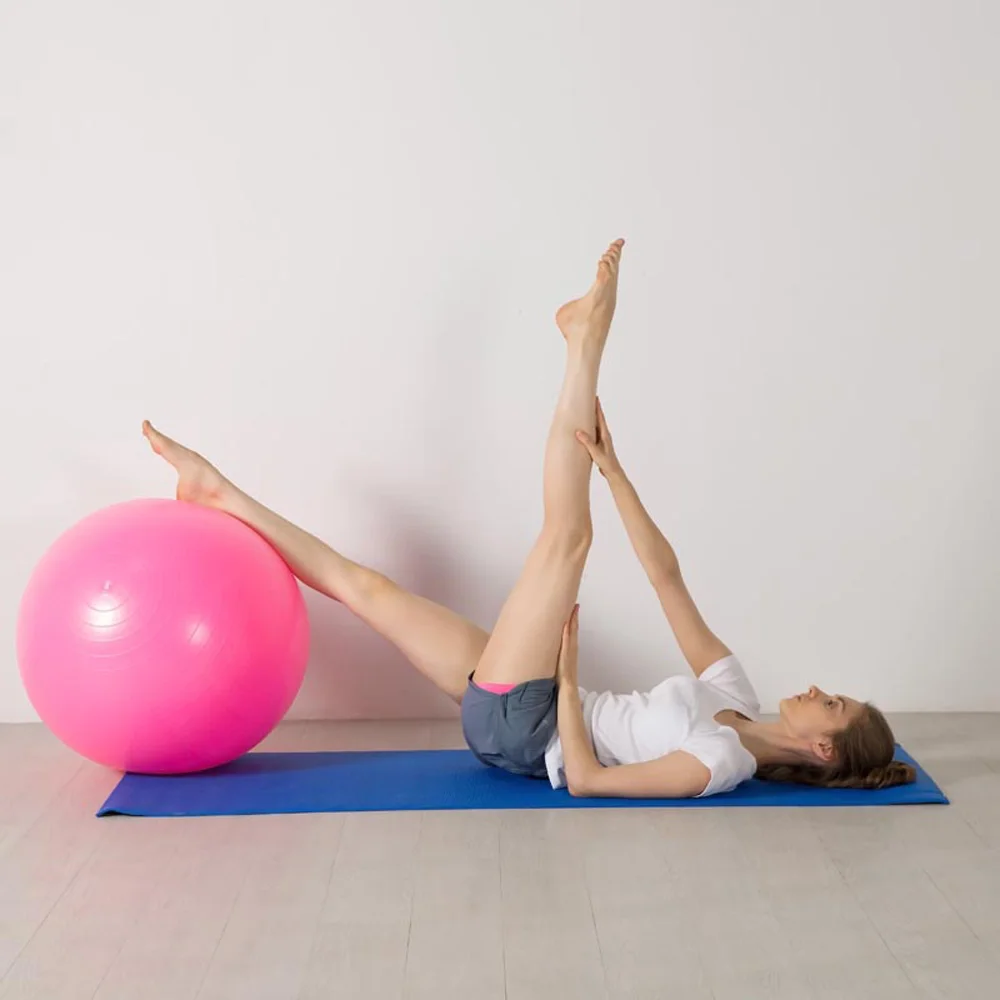 65 см упражнения йоги мяч для Фитнес тренировки и массаж|Мячи йоги| |