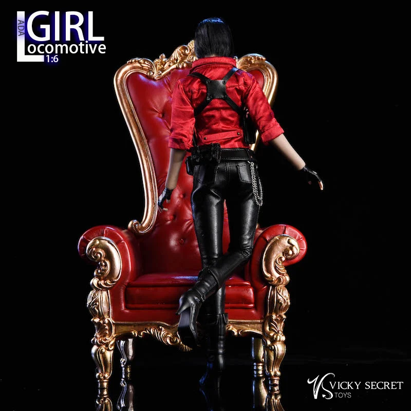 Сексуальный 1/6 масштаб VS Toys Ada Wang локомотив девушка кожаный набор одежды подходит 1" TBLeague бесшовные фигуры