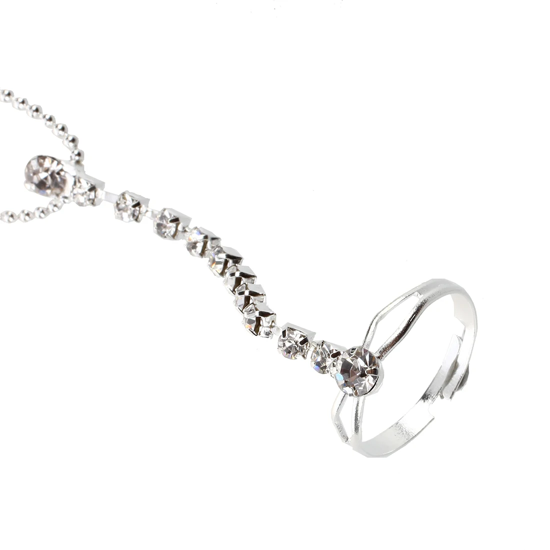 Браслет для танца живота из хрустального сплава браслет с регулируемым кольцом